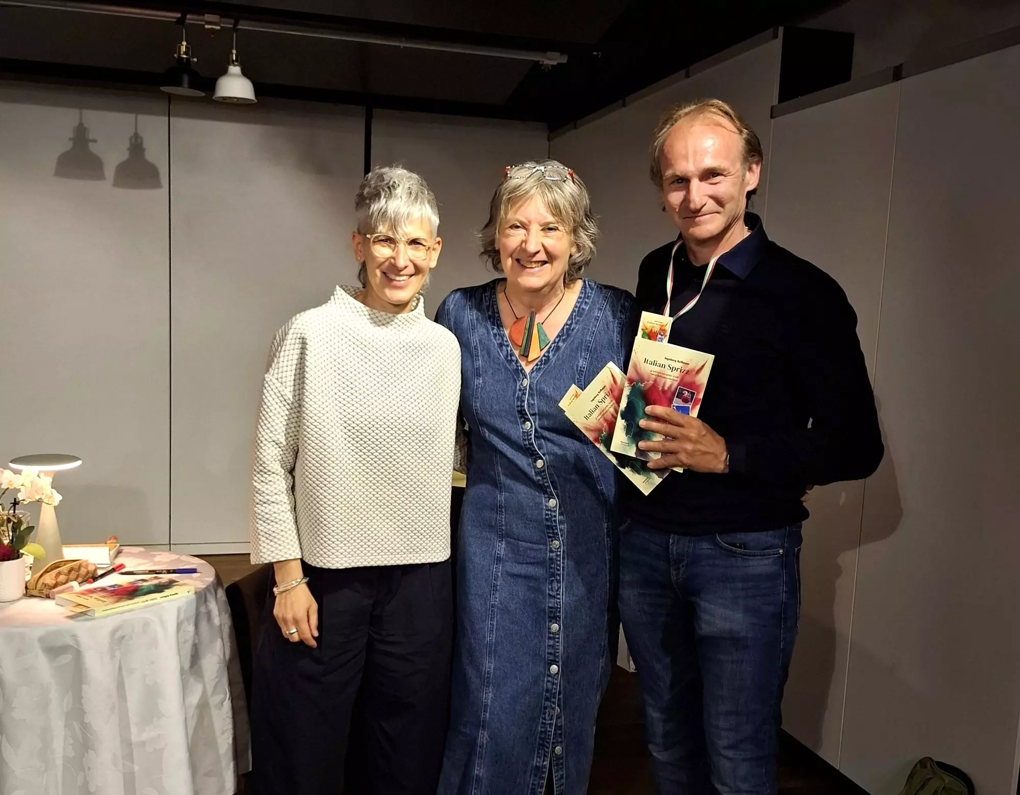 Moderatorin Doris Rind, Ingeborg Hofbauer und der Birkfelder Bürgermeister Oliver Felber