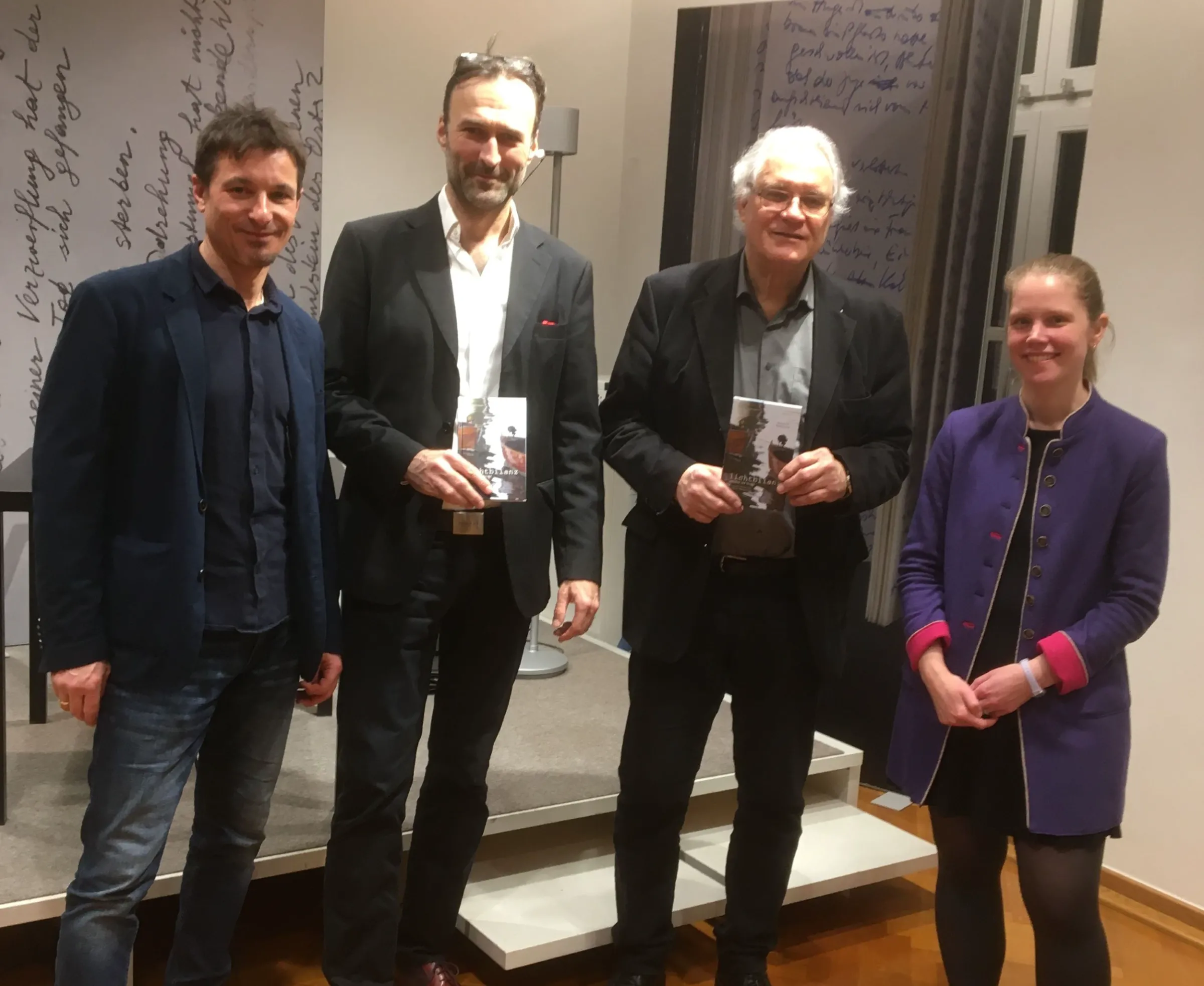 Von rechts: Katharina Godler, Gerard Kanduth, TončFeinig und Adrian Kert